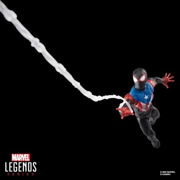 Figura Miles Morales Boricua Suit Marvel Legends Spider Man 2 Articulada 15 cms