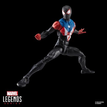 Figura Miles Morales Boricua Suit Marvel Legends Spider Man 2 Articulada 15 cms