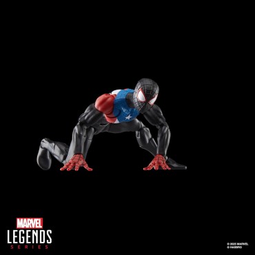 Figura Miles Morales Boricua Suit Marvel Legends Spider Man 2 Articulada 15 cms