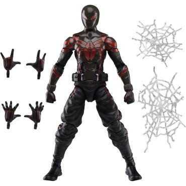 Figura Miles Morales Brooklyn 2099 Suit Marvel Legends Spider Man 2 Articulada 15 cms