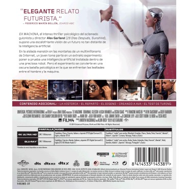 Ex Machina [4K UHD, Blu-ray] (2014)