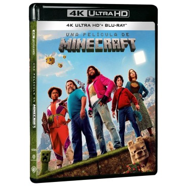 Una Película De Minecraft [4K UHD, Blu-ray] (2025) A Minecraft Movie