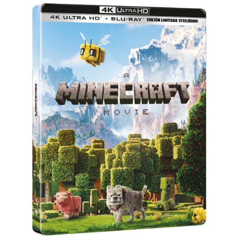 Una Película De Minecraft (Edición especial Metálica Día) [4K UHD, Blu-ray] (2025) A Minecraft Movie