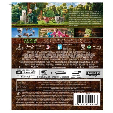 Una Película De Minecraft (Edición especial Metálica Día) [4K UHD, Blu-ray] (2025) A Minecraft Movie