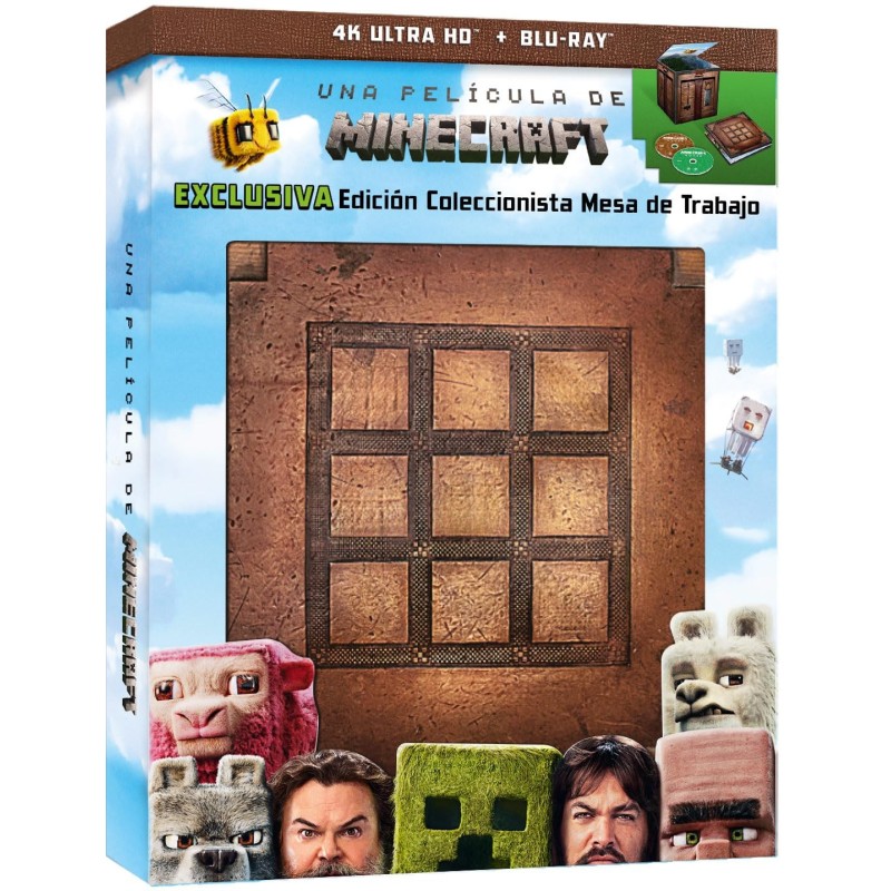 Una Película De Minecraft (Edición especial Metálica Cubo) [4K UHD, Blu-ray] (2025) A Minecraft Movie