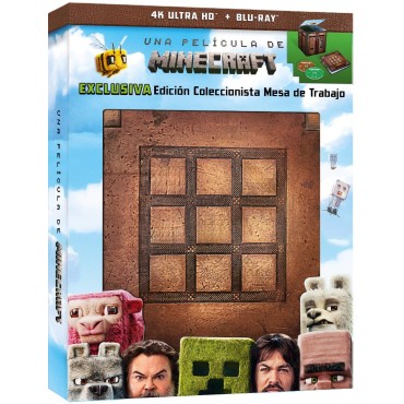 Una Película De Minecraft (Edición especial Metálica Cubo) [4K UHD, Blu-ray] (2025) A Minecraft Movie