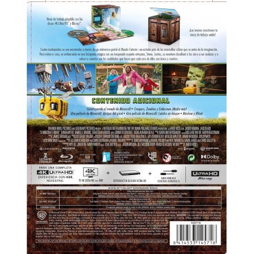 Una Película De Minecraft (Edición especial Metálica Cubo) [4K UHD, Blu-ray] (2025) A Minecraft Movie