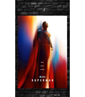 Placa Decorativa Superman DC Metálica Cuadro Póster HD