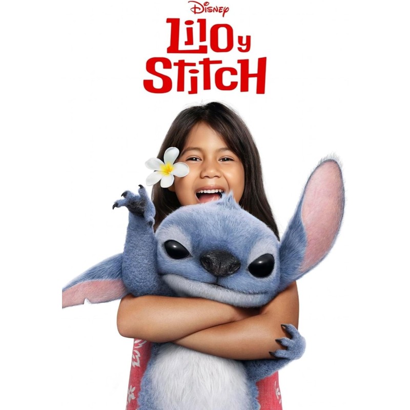Placa Decorativa Lilo & Stitch Disney Metálica Cuadro Póster HD