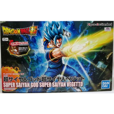Figura Super Saiyan God Super Saiyan Vegetto Model Kit Dragon Ball Super 15 cms