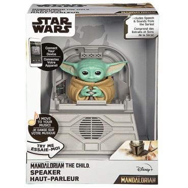 Figura The Child Grogu Dancing The Mandalorian Star Wars Robótica Altavoz Bluetooth 15 cms