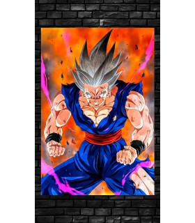 Placa Decorativa Gohan Beast Metálica Cuadro Póster HD