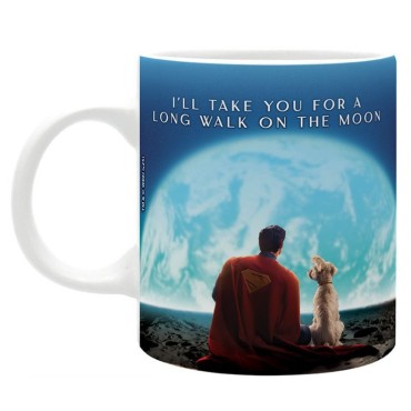 Taza Superman Y Krypto DC Cerámica 320 mls