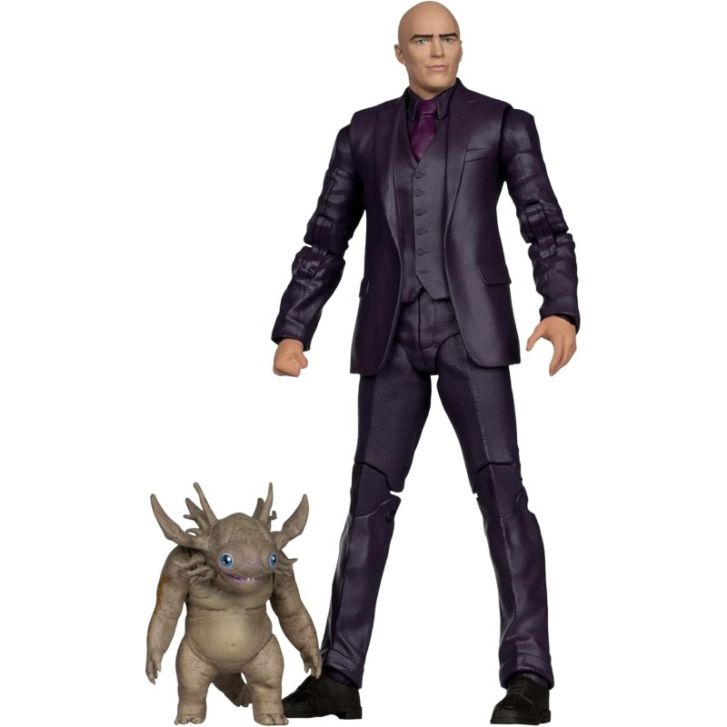 Figura Lex Luthor & Baby Kaiju Superman Deluxe Theatrical Edition DC Multiverse Articulada 18 cms