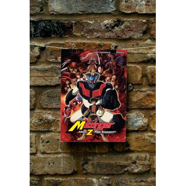 Placa Decorativa Mazinger Z Metálica Cuadro Póster HD