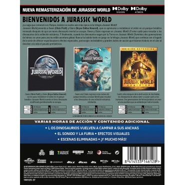 Trilogía Jurassic World (Metal) [4K UHD, Blu-ray] (2015, 2018, 2022)
