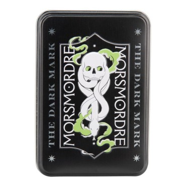 Juego De Cartas Morsmordre Artes Oscuras Harry Potter Caja Metálica
