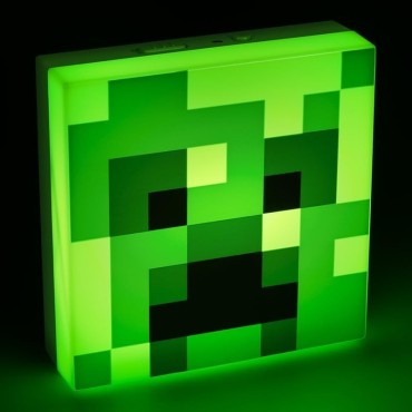 Lámpara Nocturna Creeper Minecraft 10 x 10 cms