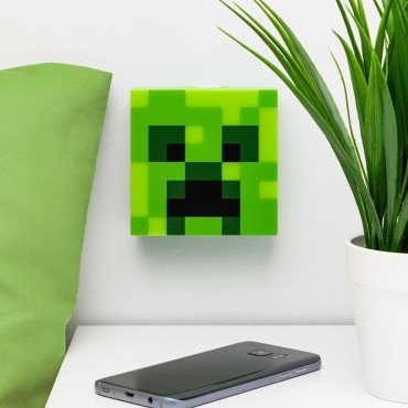 Lámpara Nocturna Creeper Minecraft 10 x 10 cms