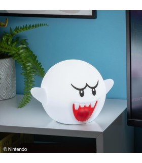 Lámpara De Silicona Boo Squishy Glo Super Mario Bros Nintendo