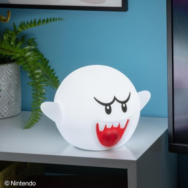 Lámpara De Silicona Boo Squishy Glo Super Mario Bros Nintendo