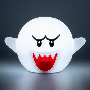 Lámpara De Silicona Boo Squishy Glo Super Mario Bros Nintendo