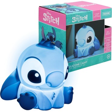 Lámpara De Silicona Stitch 3D Lilo & Stitch Disney 15 cms