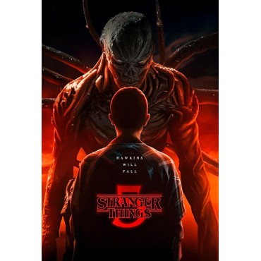 Placa Decorativa Vecna & Eleven Stranger Things 5 Metálica Cuadro Póster HD