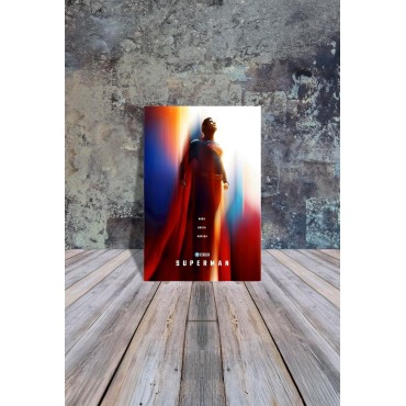 Placa Decorativa Superman DC Metálica Cuadro Póster HD