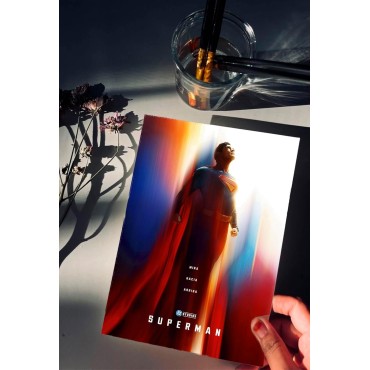 Placa Decorativa Superman DC Metálica Cuadro Póster HD