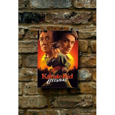 Placa Decorativa Karate Kid Leyendas Metálica Cuadro Póster HD