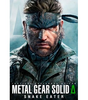 Placa Decorativa Metal Gear Solid Snake Eater Metálica Cuadro Póster HD
