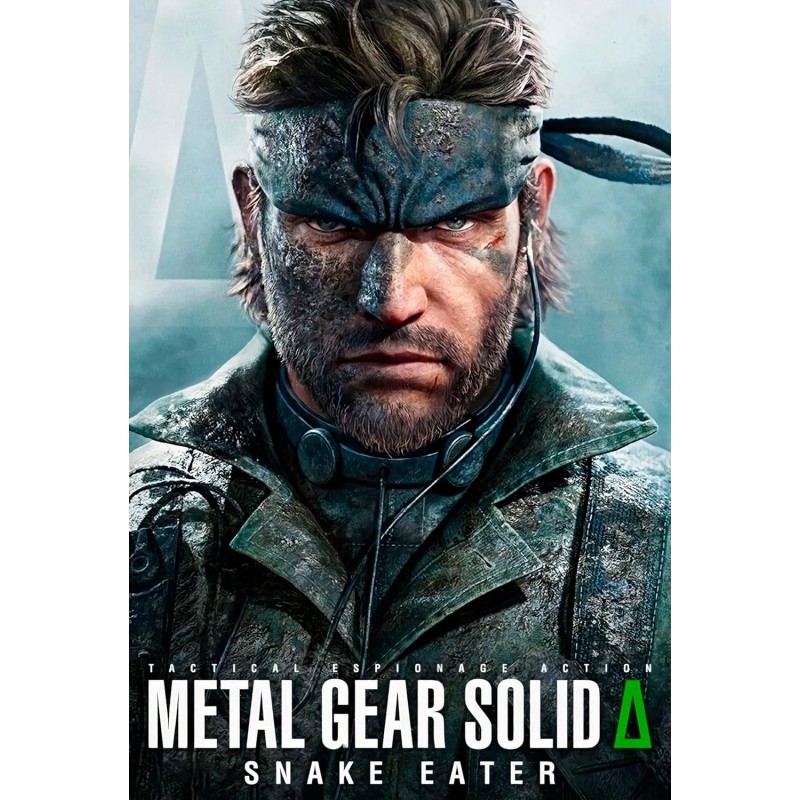 Placa Decorativa Metal Gear Solid Snake Eater Metálica Cuadro Póster HD