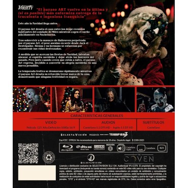 Terrifier 3 [Bluray] [Encuadernación desconocida]