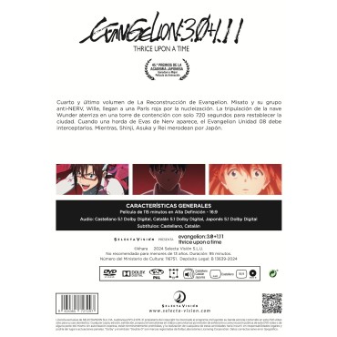 Evangelion: 3.0 + 1.11 Thrice Upon A Time [DVD]