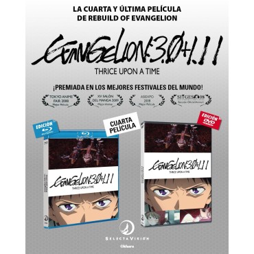 Evangelion: 3.0 + 1.11 Thrice Upon A Time [Bluray] Película [Blu-ray]