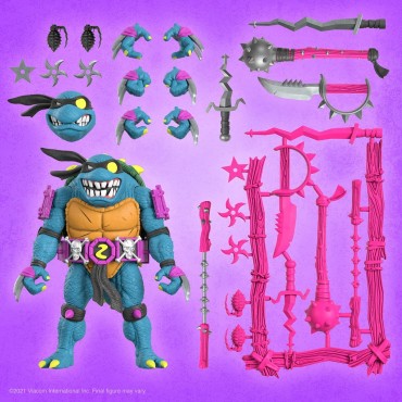Figura Ultimate Slash TMNT Las Tortugas Ninja Articulada 18 cms