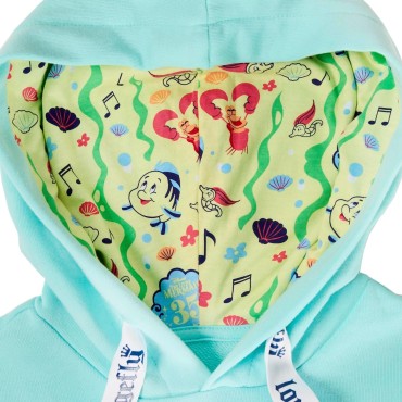 Sudadera Unisex Con Capucha Ariel Y Flounder La Sirenita Disney  M 