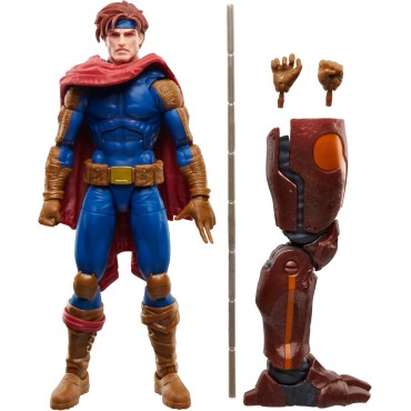 Figura Gambit X-Men Marvel Legends Articulada 15 cms