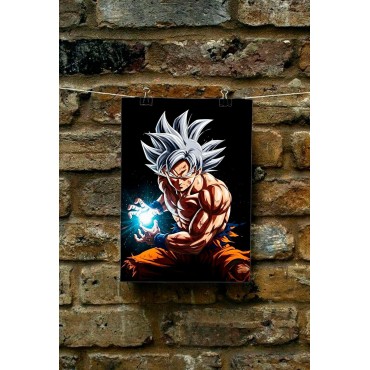 Placa Decorativa Ultra Instinto Metálica Cuadro Póster HD