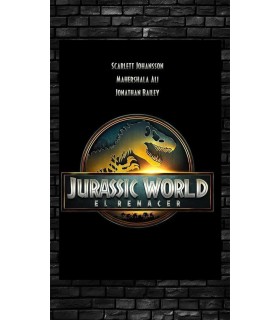 Placa Decorativa Jurassic World: El Renacer Metálica Cuadro Póster HD