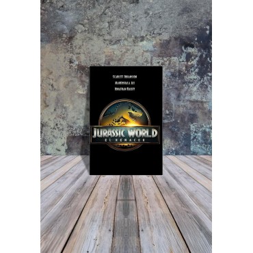 Placa Decorativa Jurassic World: El Renacer Metálica Cuadro Póster HD