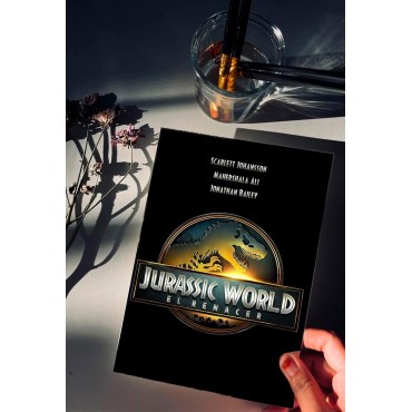 Placa Decorativa Jurassic World: El Renacer Metálica Cuadro Póster HD