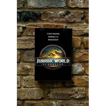 Placa Decorativa Jurassic World: El Renacer Metálica Cuadro Póster HD