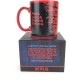 Taza Térmica Run Stranger Things Cerámica 315 mls