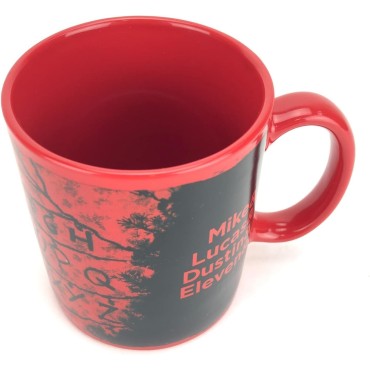 Taza Térmica Run Stranger Things Cerámica 315 mls