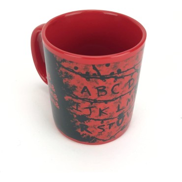 Taza Térmica Run Stranger Things Cerámica 315 mls