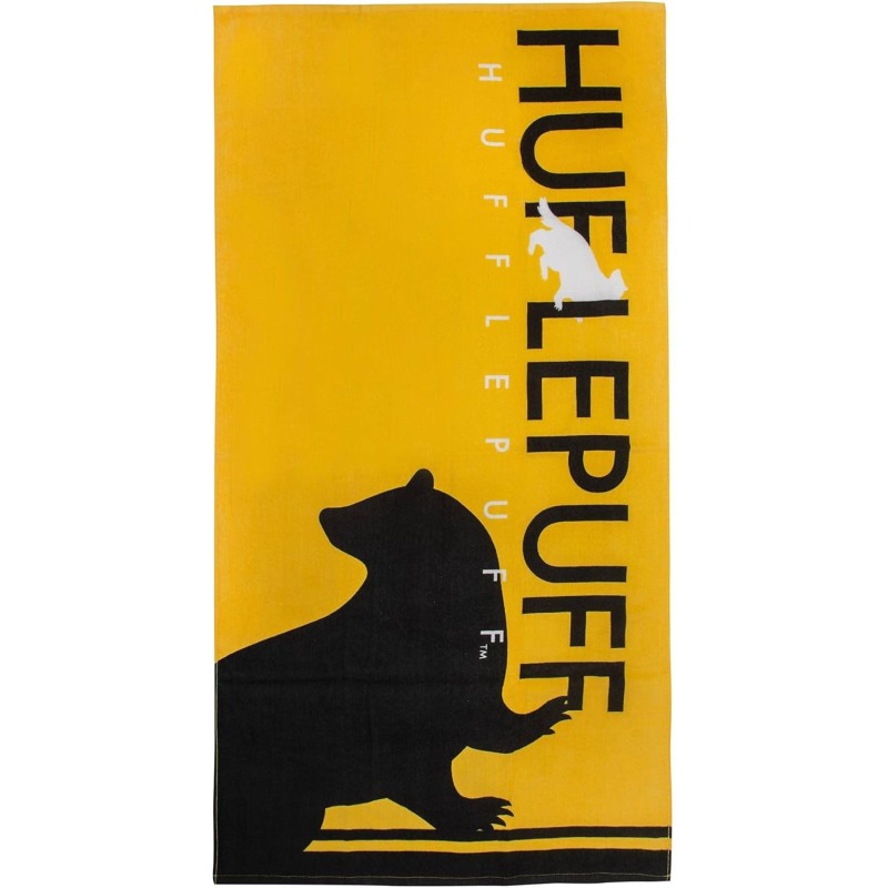 Cinereplicas Harry Potter - Toalla de Playa de Hufflepuff - Licencia Oficial