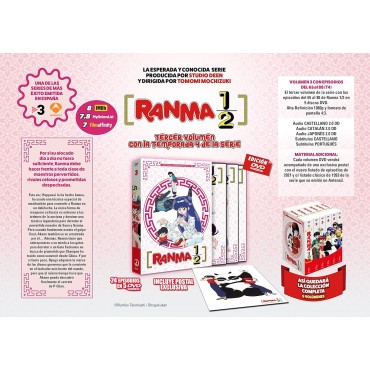 Ranma 1/2 Box 3 Temporada 4 (Episodios 65 a 88) [DVD]