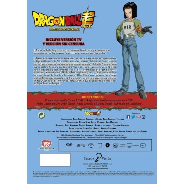 Dragon Ball Super Box 10 - La Saga del Torneo del Poder (Episodios 119 a 131) [DVD]